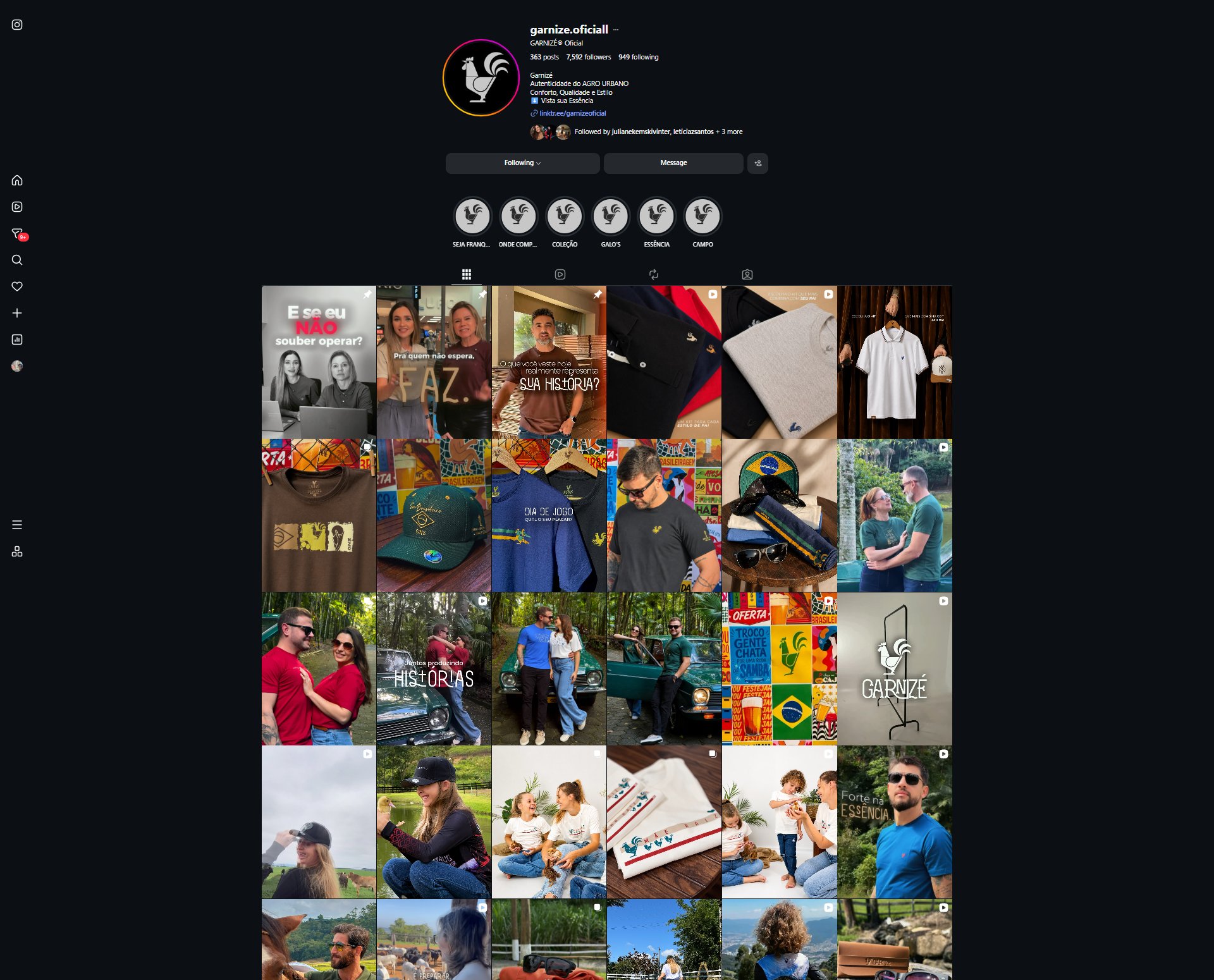 Instagram Garnizé Oficial